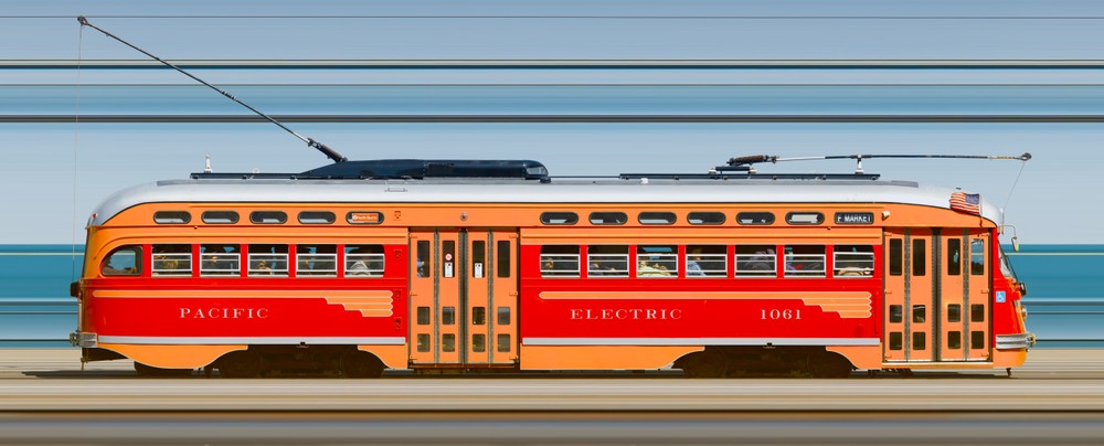 Muni Heritage Weekend — No. 1061 — Pacific Electric PCC